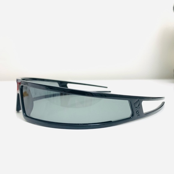 RARE🖤DIOR Bandage 1 black Y2K authentic sunglasses - Picture 9 of 14